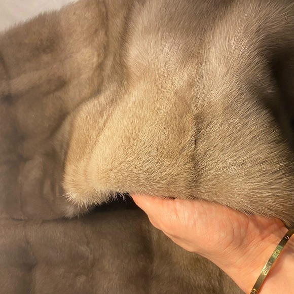 Mink fur coat 100% genuine - Picture 4 of 17